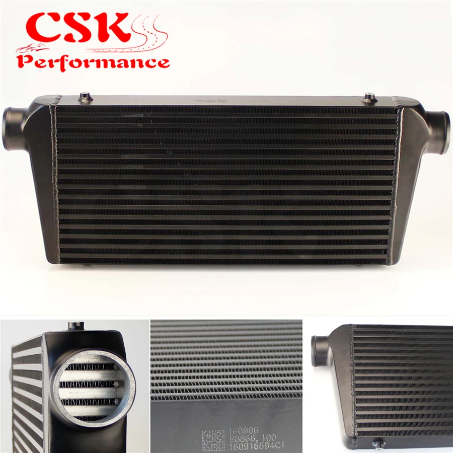 Интеркулер с передним креплением из полированного сплава 3 дюйма х 12 стержень и