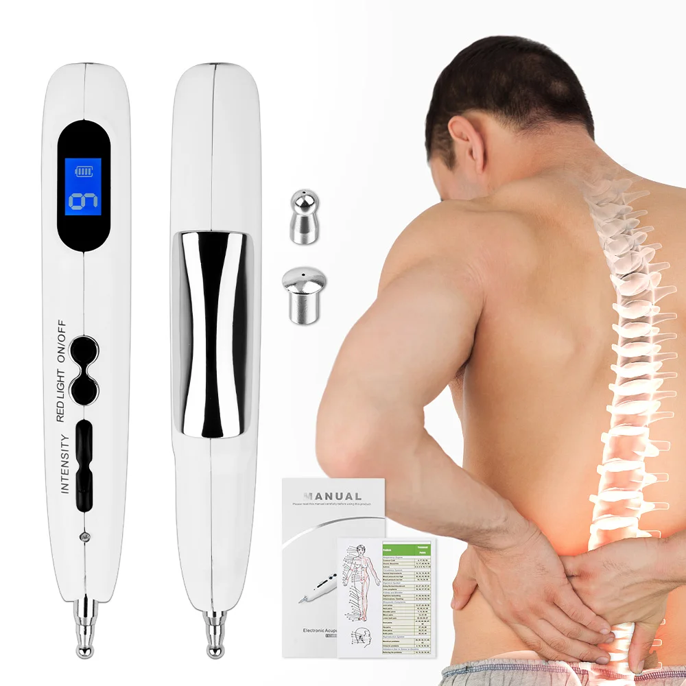 

Electronic Massage Pen Laser Acupuncture Acupuncture Pen Meridian Pen Automatic Find Acupressure Therapy Electro Point Device