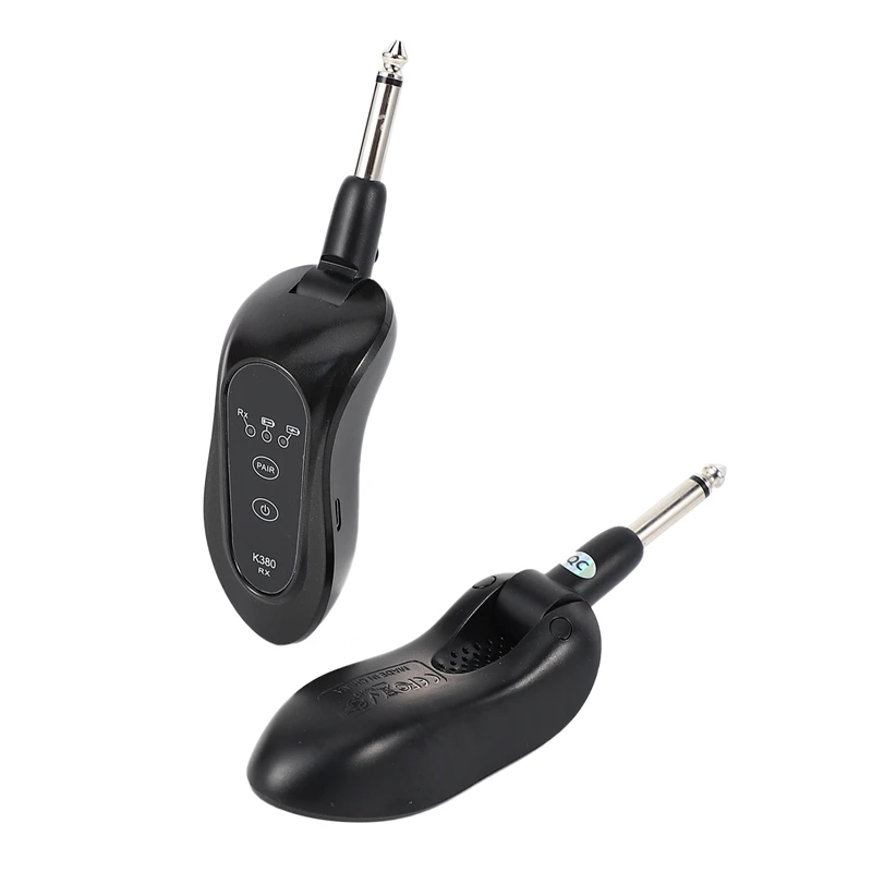 

K380 Wireless Guitar Transmitter Receiver System Set Rechargeable Guitar Wireless Cable with Carrying Bag for Electric Guitar Ba