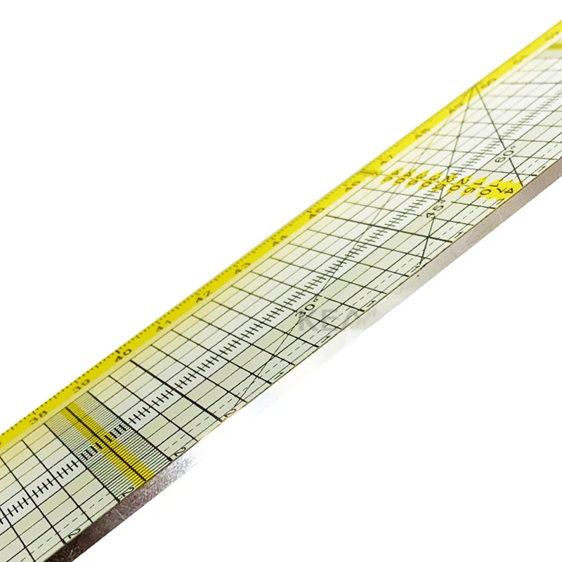 

Quilting Ruler Acrylic Quilters Ruler with Double Colored Grid Lines for Easy Precision Cutting for Quilting Sewing SGA9