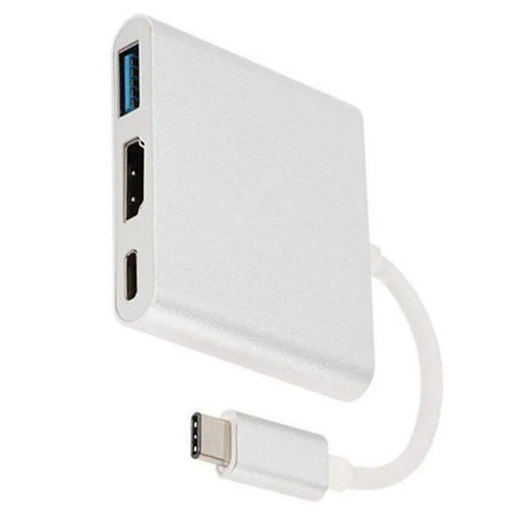 Multi-purpose Mini Type-C Turn Hdmi Three-In-One Usb To Converter USB Interface For Apple Macbook | Электроника