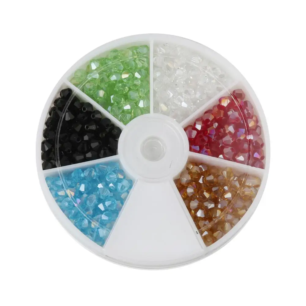 4 мм Восьмиугольные бусины хрустальные самодельные Украшения Аксессуары