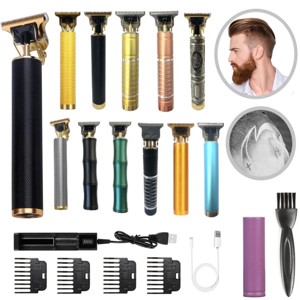 

Hair Clipper USB Hair Trimmer Rechargeable Hair Cutting Barber Cordless Beard Shaver Home Salon Safety Tool For Adult Children
