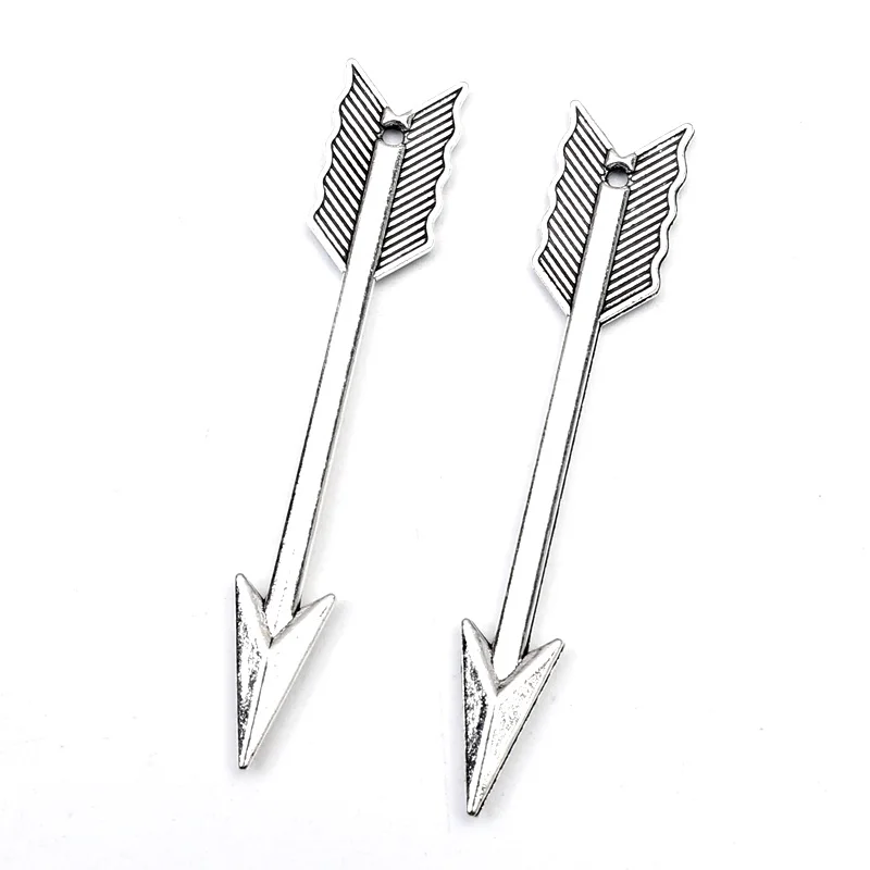 20 шт. подвески в виде банта и стрелы из металлического сплава цинка для