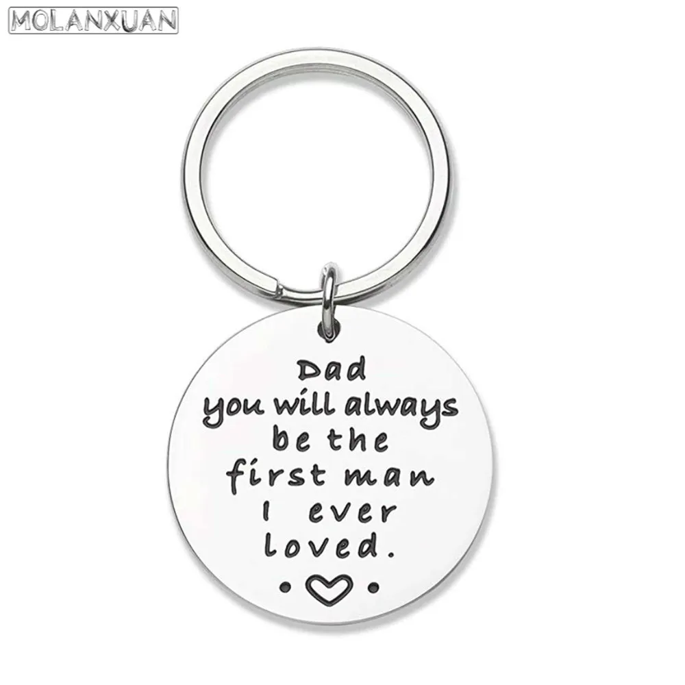 

Брелок для ключей на День отца, подарок на день рождения для мужчин, отца, папы, сына, дочери