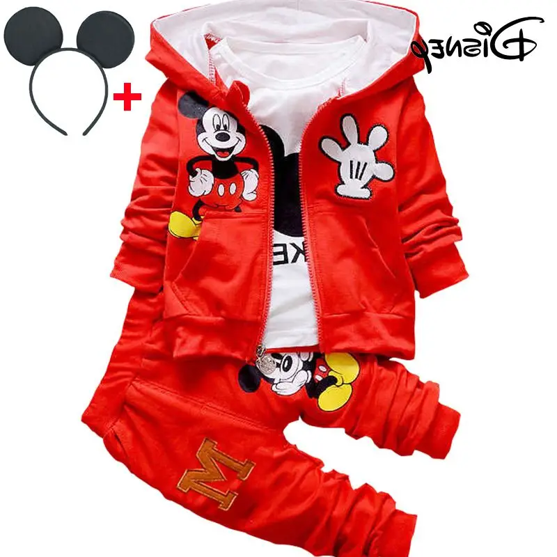 Рождественская блузка с изображением Минни и Микки-Мауса одежда для малышей