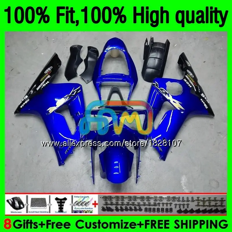 

OEM For KAWASAKI 600CC ZX600 ZX636 12BS.11 ZX 636 Stock blue 6 R ZX 6R 03 04 ZX-636 ZX-600 ZX-6R ZX6R 03 04 2003 2004 Fairing