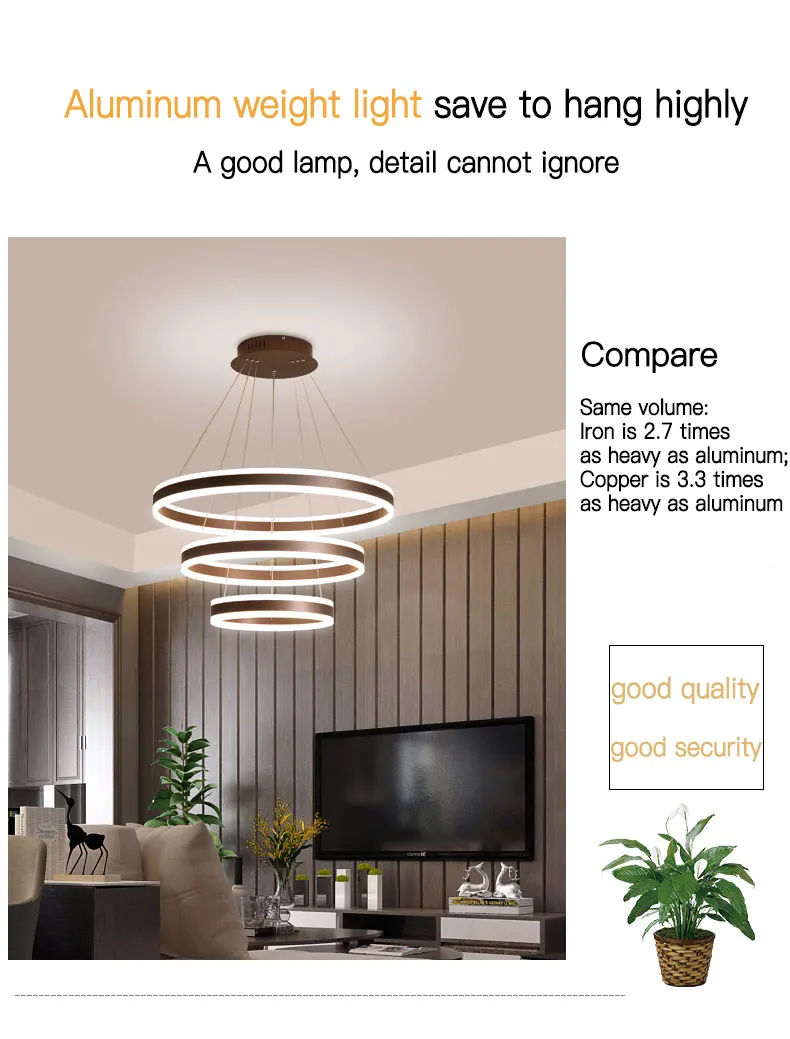 Скандинавский гостиной светодиодный Люстра современный простой креативный