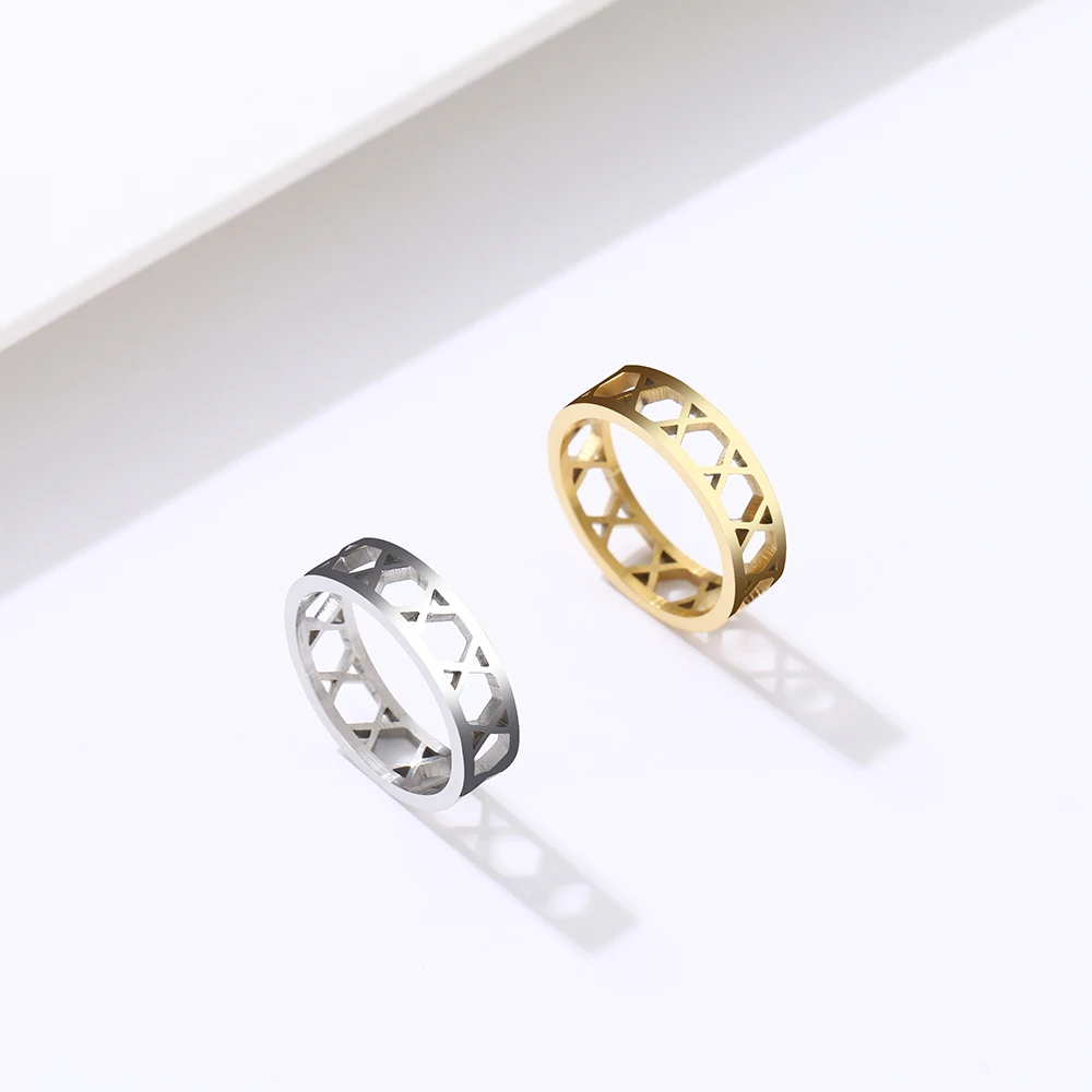 Модные ювелирные изделия DOTIFI женские кольца из нержавеющей стали с крестом X