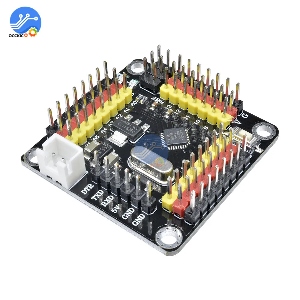 Плата Pro Mini Atmega328 3 В 8 МГц модуль для Arduino Nano 0 ATMEGA328P микроконтроллер заменяет ATMEGA128