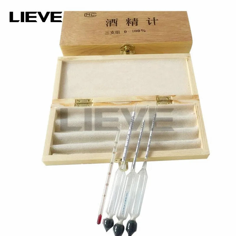 3 шт./компл. 0-100% спиртометр тестер профессиональный измеритель концентрации