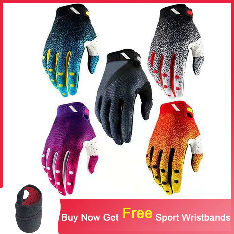 1 Pair Full finger Cycling Gloves Anti Slip 3D Gel Sports Racing Bicycle Mittens Women Men Summer Shockproof Road Bike | Спорт и
