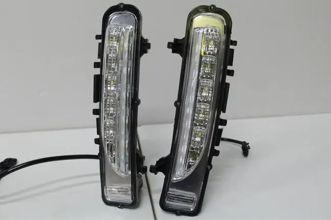 Высокое качество и Водонепроницаемый 12В СИД автомобильное DRL дневные ходовые