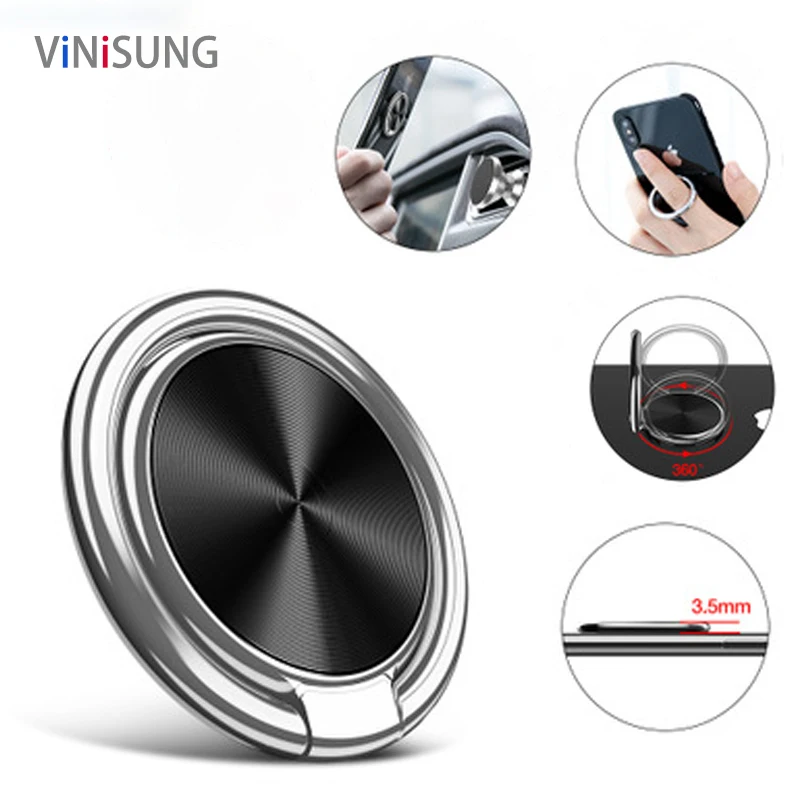 Автомобильный держатель кольцо для iPhone 8 Max X Samsung S9|Подставки и держатели| |
