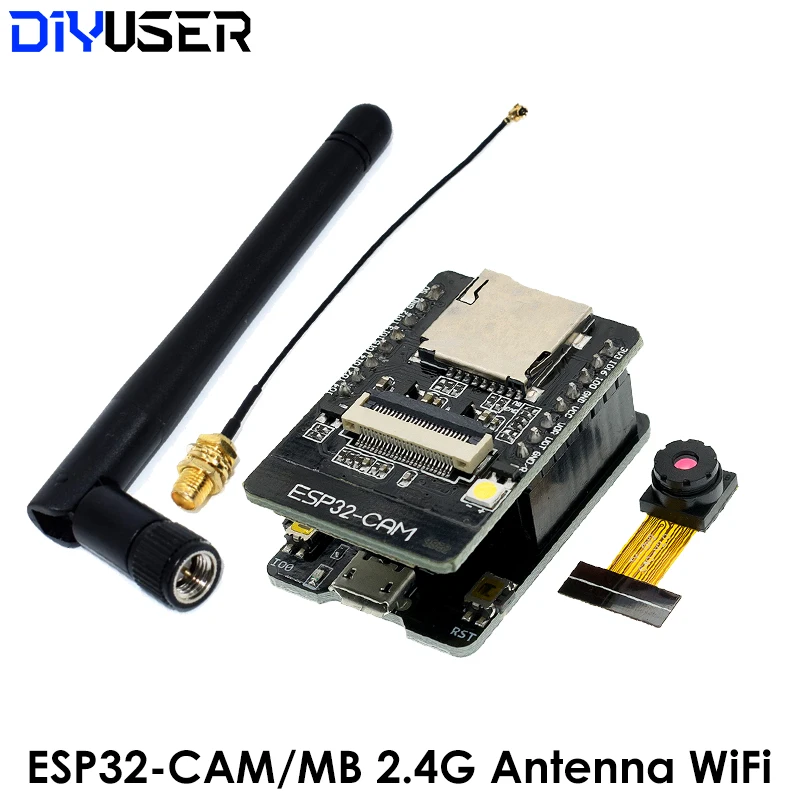 ESP32-CAM MICRO USB ESP32 Serial to WiFi CAM макетная плата CH340 CH340G 5V Bluetooth + OV2640 камера | Электронные