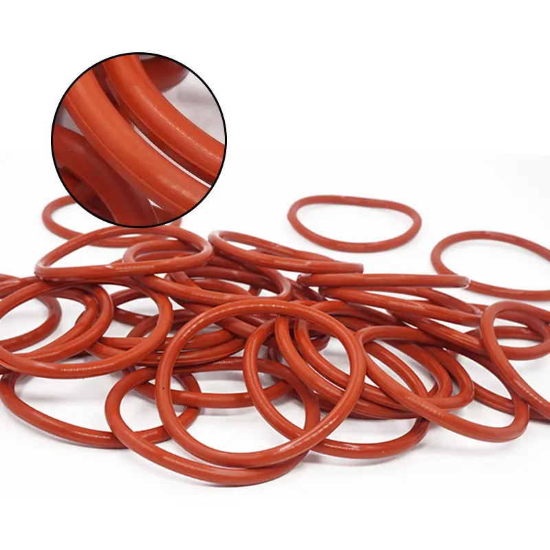 5 шт./лот красные силиконовые кольца силиконовое/VMQ уплотнительное кольцо