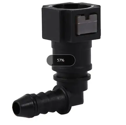 

Black Fuel Line Quick Release Connect Connector Motorcycle Hose Coupler ID6