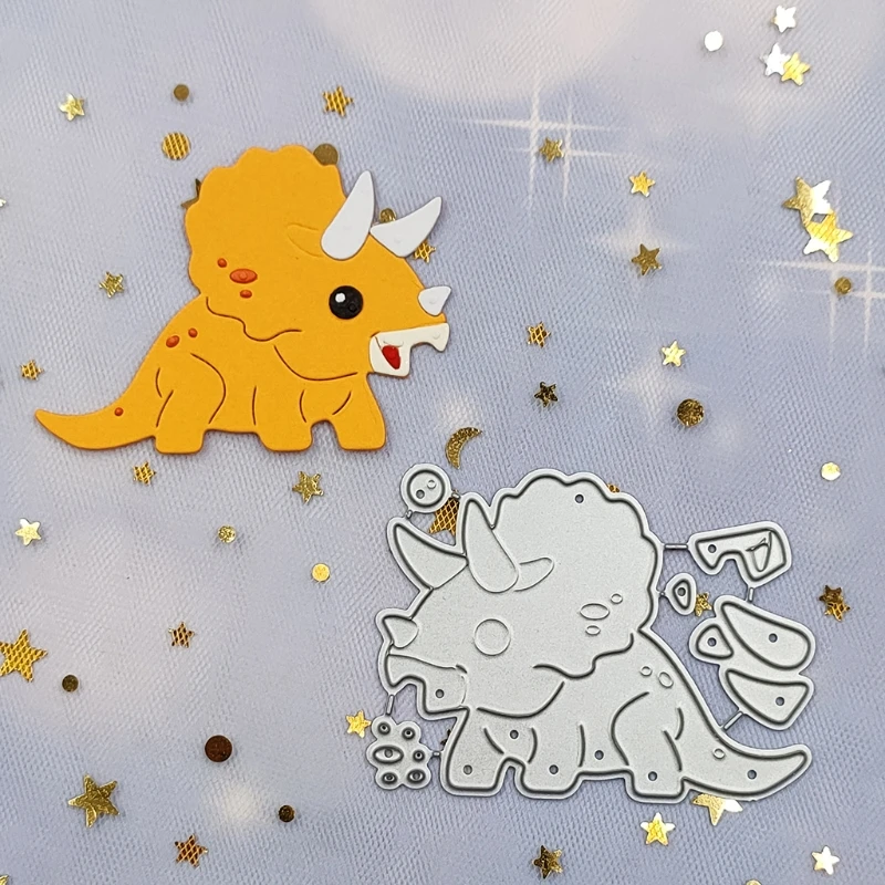 

Dinosaur Metal Cutting Dies Stencil DIY Scrapbooking Album Paper Card Template