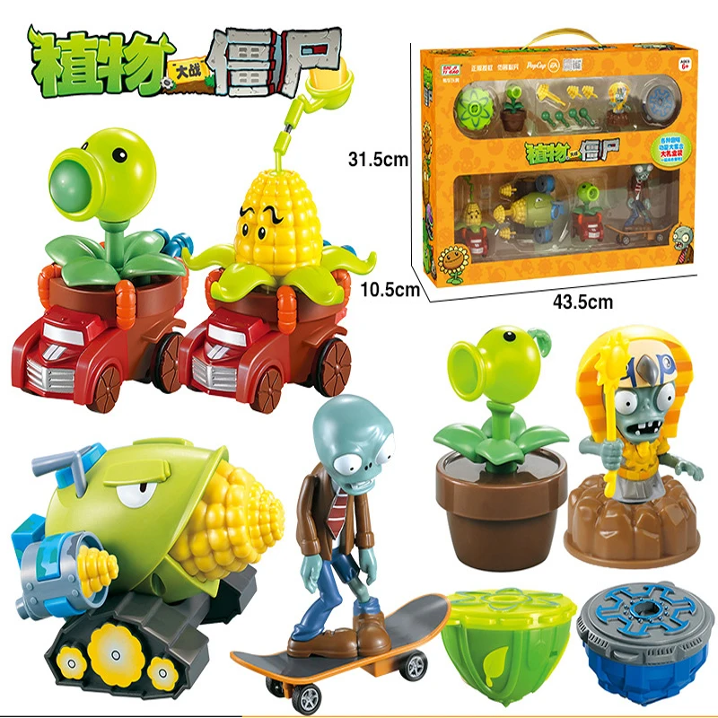Растения против Зомби игрушки 2 Пираты зомби заводные машинки Пуск регби модель