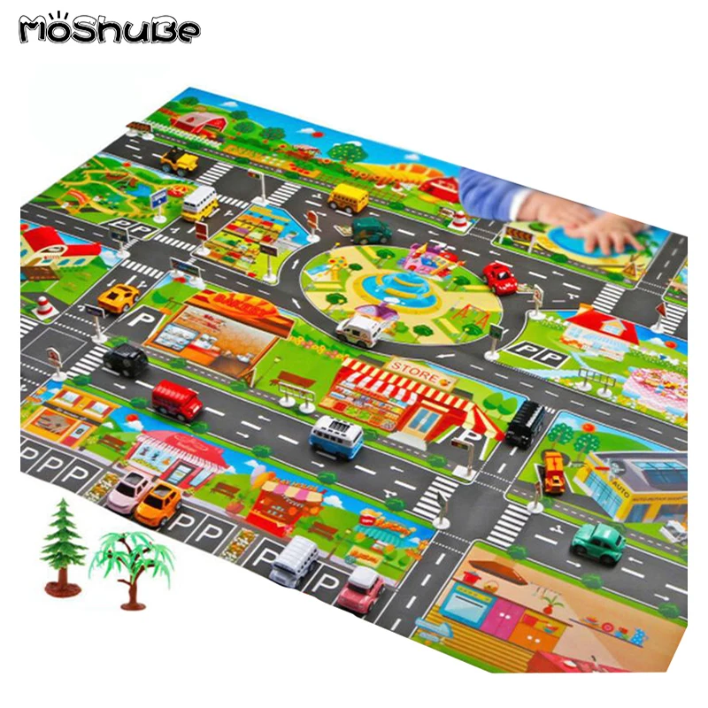 Детские игрушки Дорожная карта для парковки английский город Карта детский