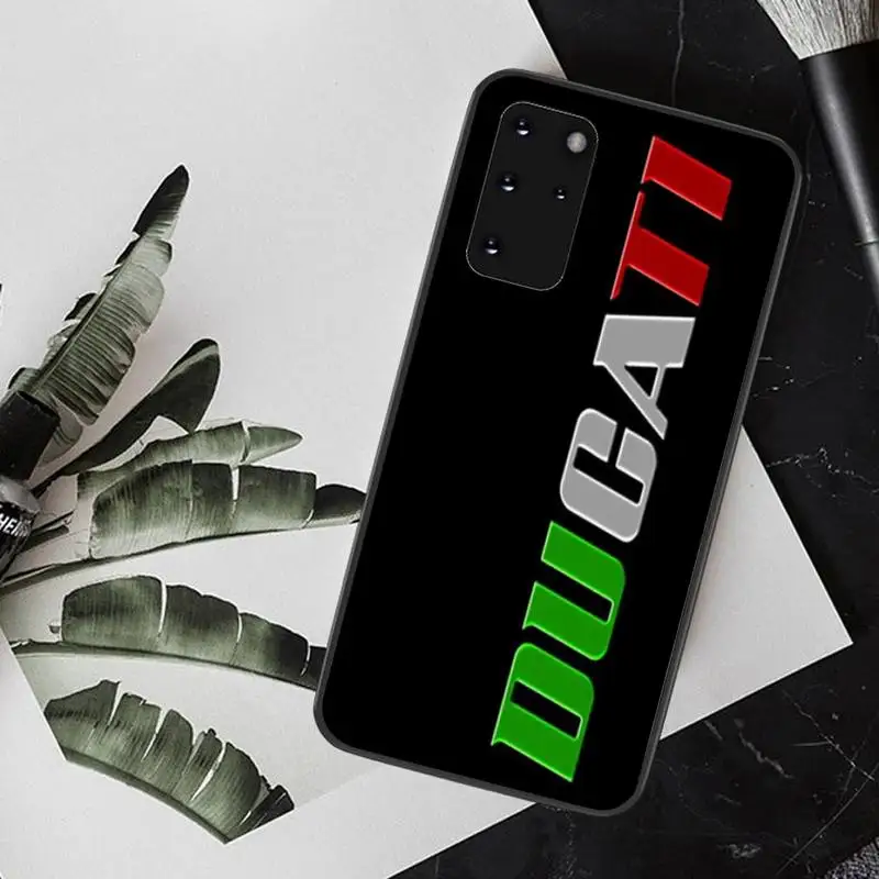 

PENGHUWAN Ducati Carbon DIY Printing Phone Case cover Shell for Samsung S20 plus Ultra S6 S7 edge S8 S9 plus S10 5G
