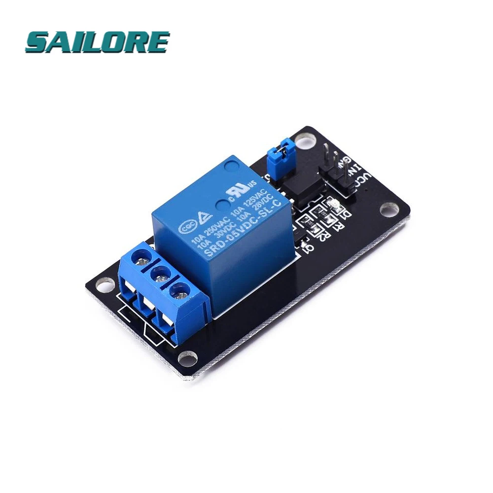 

5V1 5V 1 Channel 1CH Relay Module Relay Interface Board For Arduino MCU PIC AVR DSP ARM SCM Household Appliance Control
