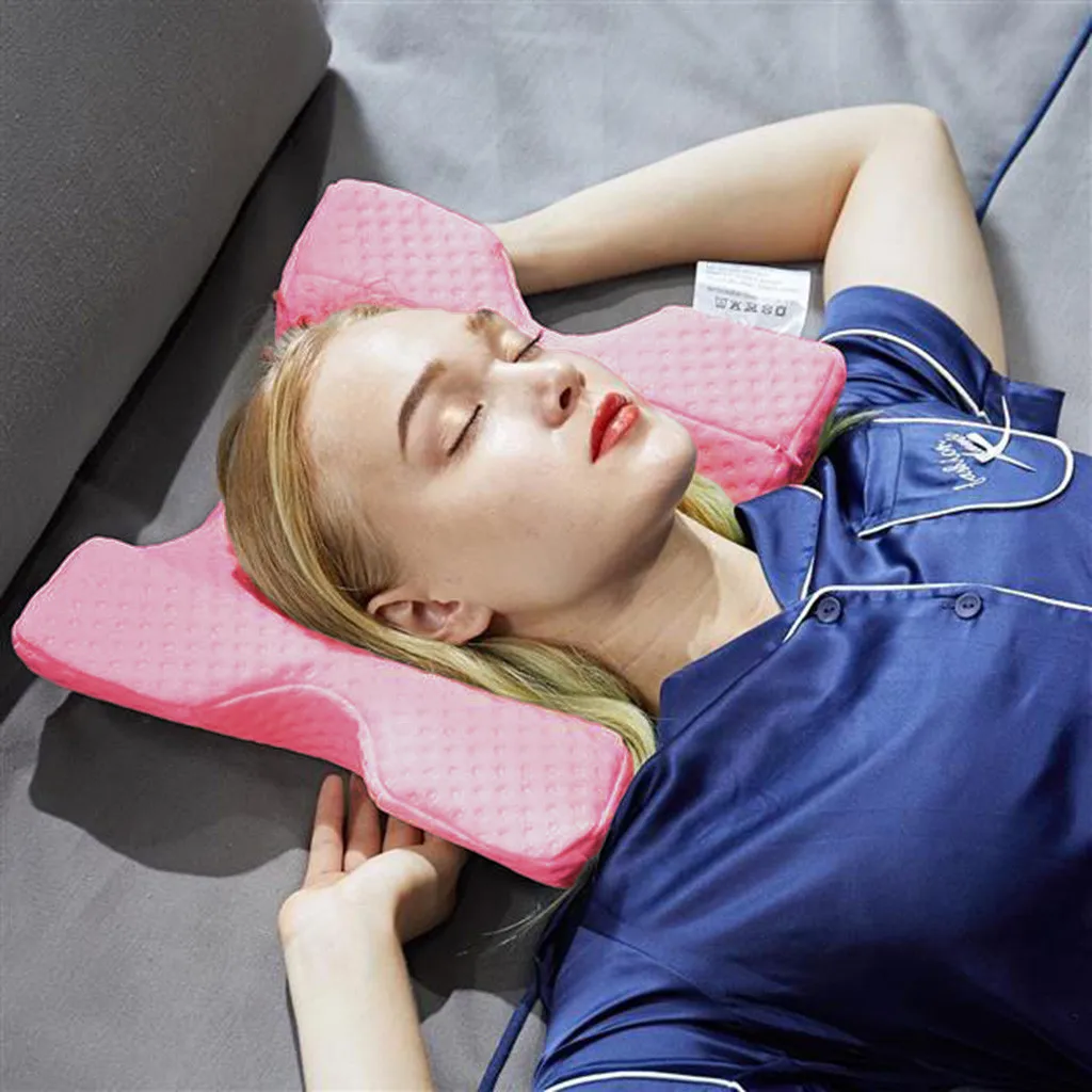 Cervical Pillow For Couples Memory Foam Orthopedic Ice Silk Cover Slow Restitute Neck Protection Soft FH5 | Дом и сад