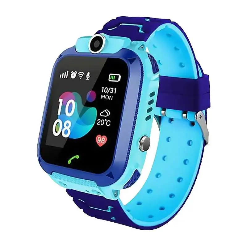 

Childrens Smart Watch SOS LBS Location Tracker Phone Watches Smartwatch For Kids With Sim Card Waterproof Boys Girls Gift Q12