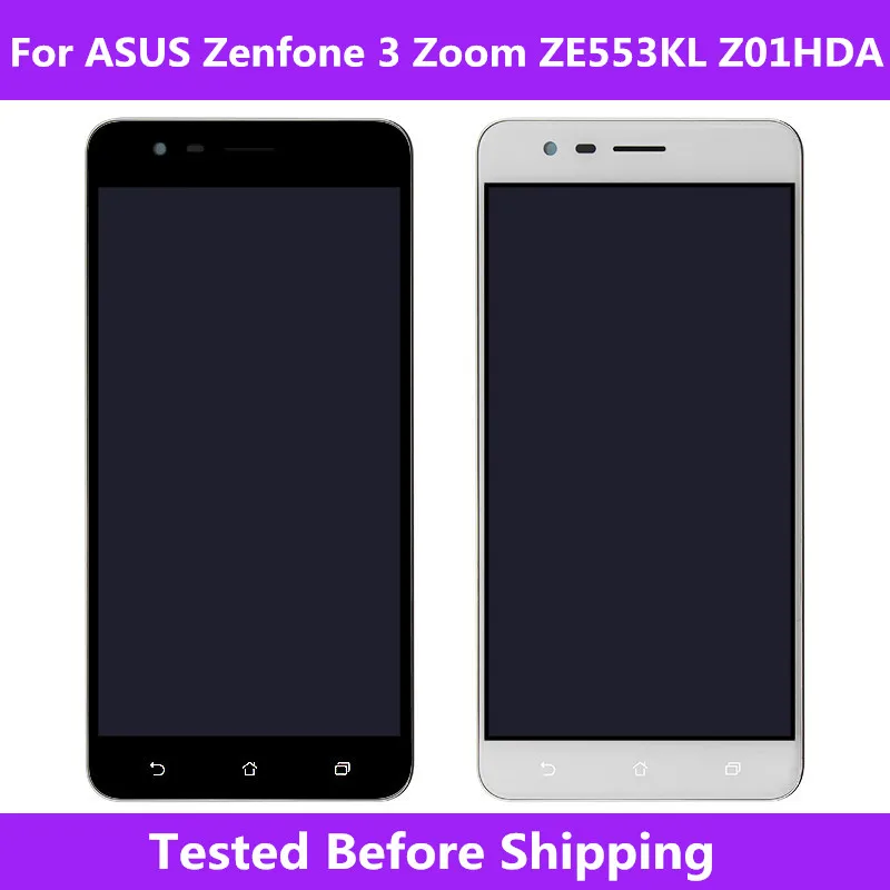 ЖК дисплей для ASUS Zenfone 3 Zoom ZE553KL Z01HDA сенсорный экран с/без рамки Замена