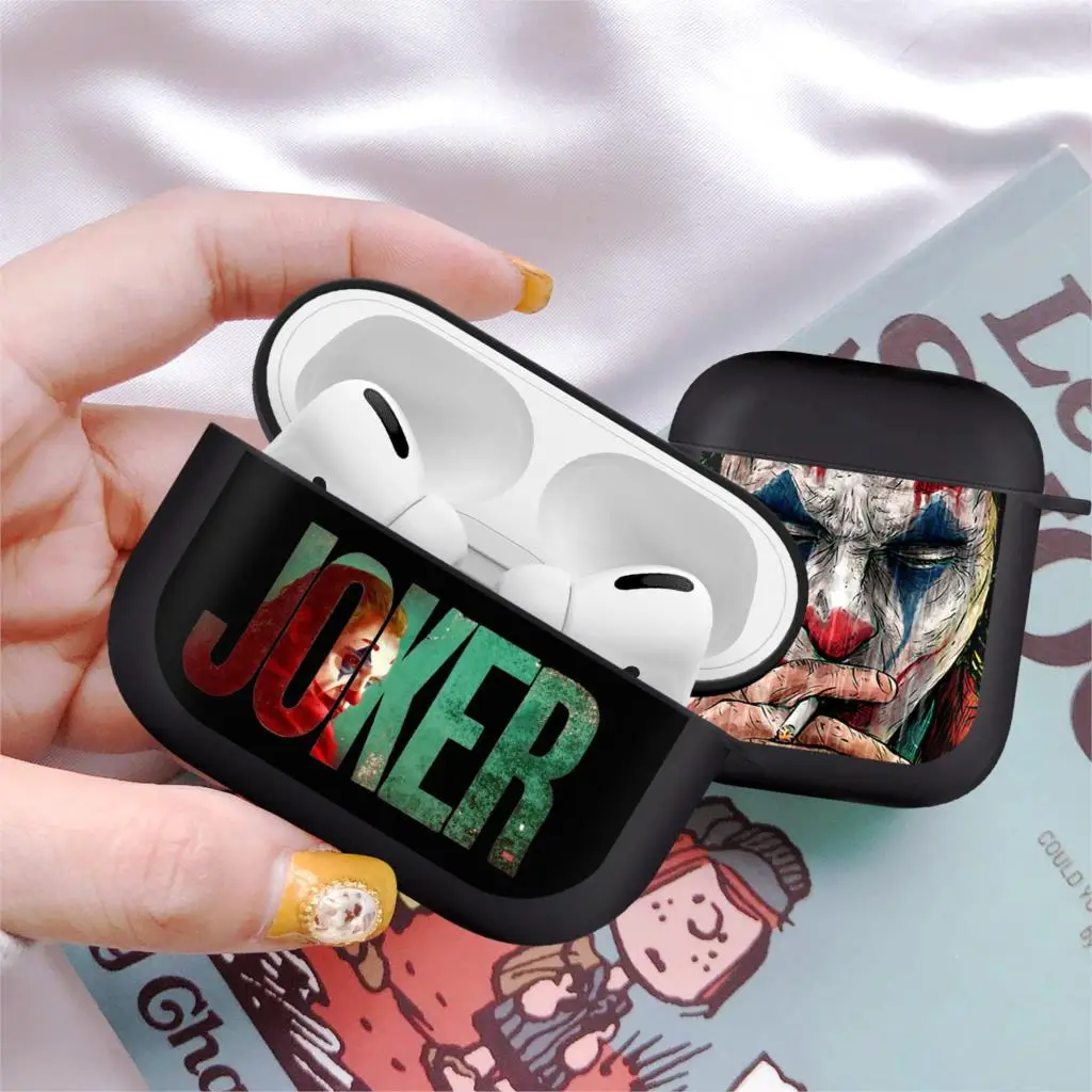 Силиконовый чехол для наушников Airpods 1/2 с рисунком веселого лица | Электроника