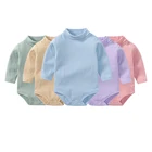 2022, Детские боди, однотонная хлопковая одежда для новорожденных, одежда для маленьких девочек, водолазка с длинным рукавом, одежда для маленьких мальчиков, детская одежда