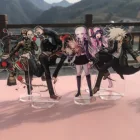 Аниме Danganronpa: Trigger Happy Havoc коллекция стенд модель игрушечная тарелка акриловое волокно в виде фигурки Monokuma Tojo Kirumi Nanami ChiaKi;