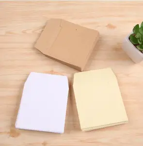 100 шт.-8*8 см крафт-конверты, квадратные белые маленькие конверты для банковских карт, членская карта, конверт для свадебной вечеринки, приглашения