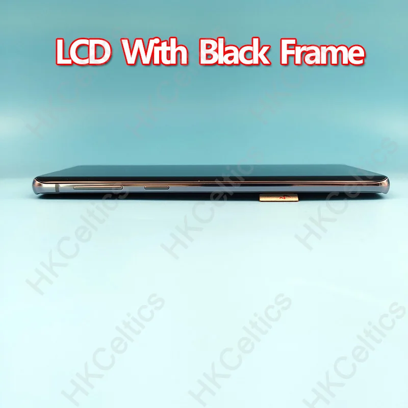Super Amoled lcd для SAMSUNG Galaxy S10 G973 G973F дисплей S10+ Plus G975 G975F кодирующий преобразователь сенсорного экрана в сборе с рамкой