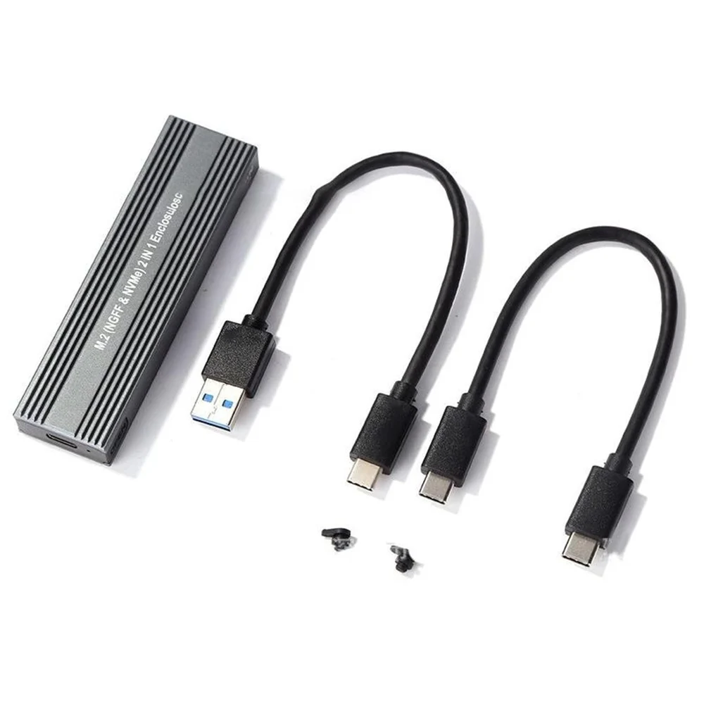 

Чехол для внешнего жесткого диска NVME M.2 SSD, USB Type C M.2, 10 Гбит/с, SATA/NVME