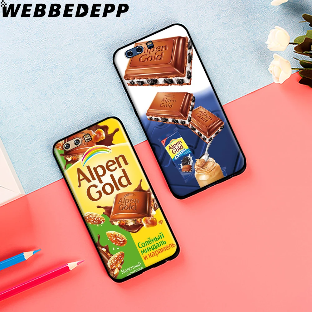 Alpen Gold Chocolate Soft Case for Huawei P8 P9 P10 P20 P30 Lite Pro P Smart Z Plus Y6 Y7 Y9 Prime |