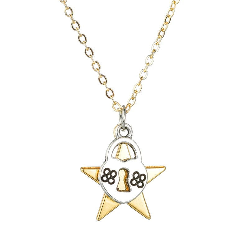 Модные ювелирные изделия для пар ожерелье s золотого и серебряного цвета Пара