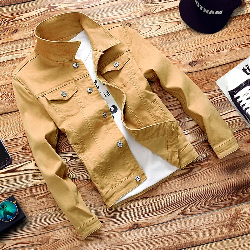 Baseball New Mens Denim Coat Male Outwear Jeans Jacket and Coats Fashion Design Spring Autumn Clothing | Мужская одежда