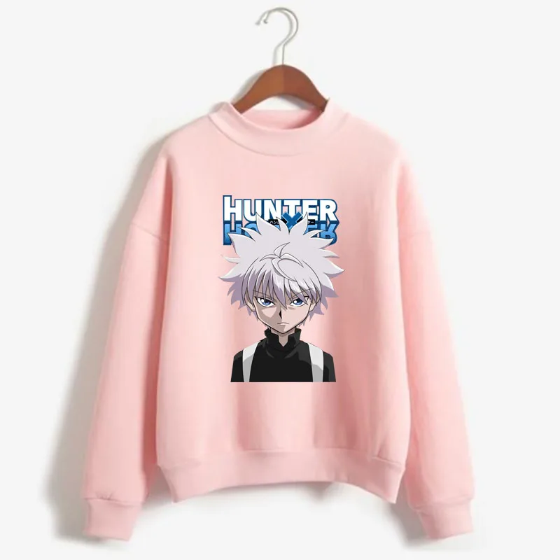2021 Fashion Anime Hunter X Hunter Print Sweatshirt Long Sleeve Round Neck Sweater for Women Men