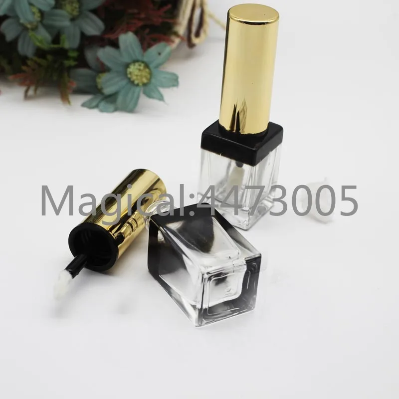 

30pcs/lot 10ML Square DIY Lip Gloss Tube, High-end Liquid Lipstick Storage Container, Empty Clear Women Beauty Makeup Tools