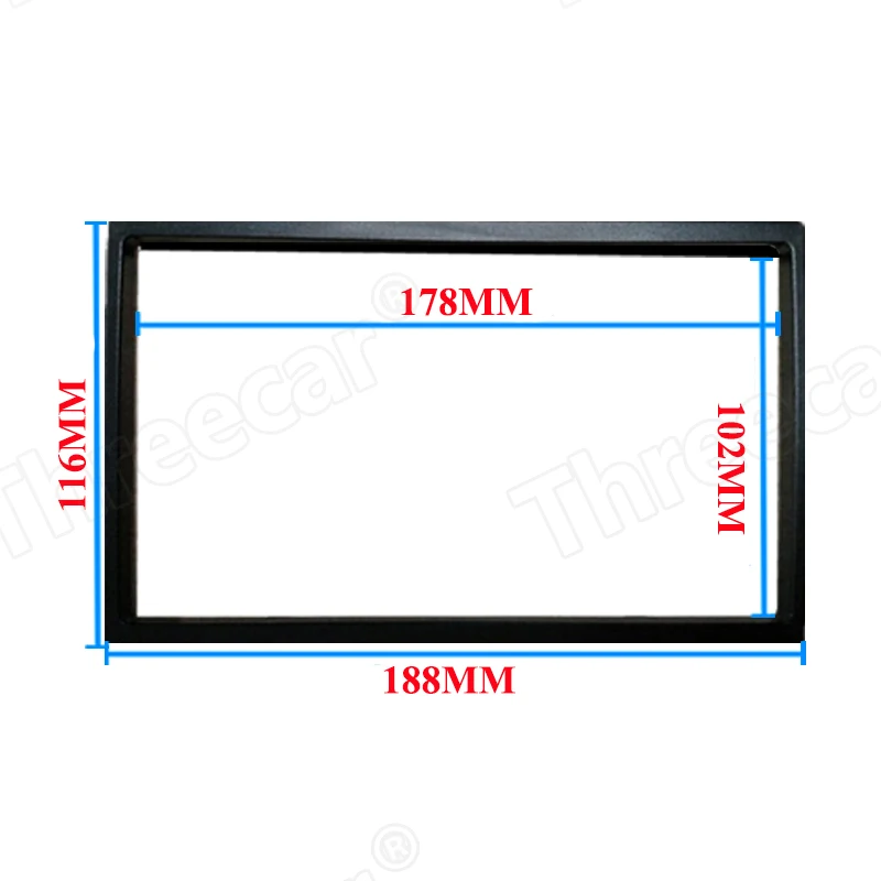 Монтажная клетка Легкая установка двойная Din Радио панель стерео DVD модификация