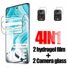 Гидрогелевая пленка для Xiaomi Redmi Note10 lite Pro 9 9A 9C 9T Plus 6 Pro, Защитная пленка для HD экрана Mi Pocophone Poco X3 NFC F3 M3, 4 шт.