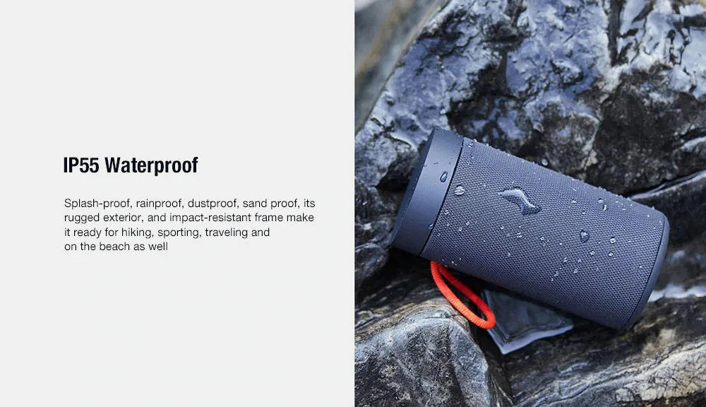 Xiao mi Открытый Bluetooth 5,0 беспроводной динамик водонепроницаемый стерео mi динамик Dual-mi c шумоподавление тип-c зарядка