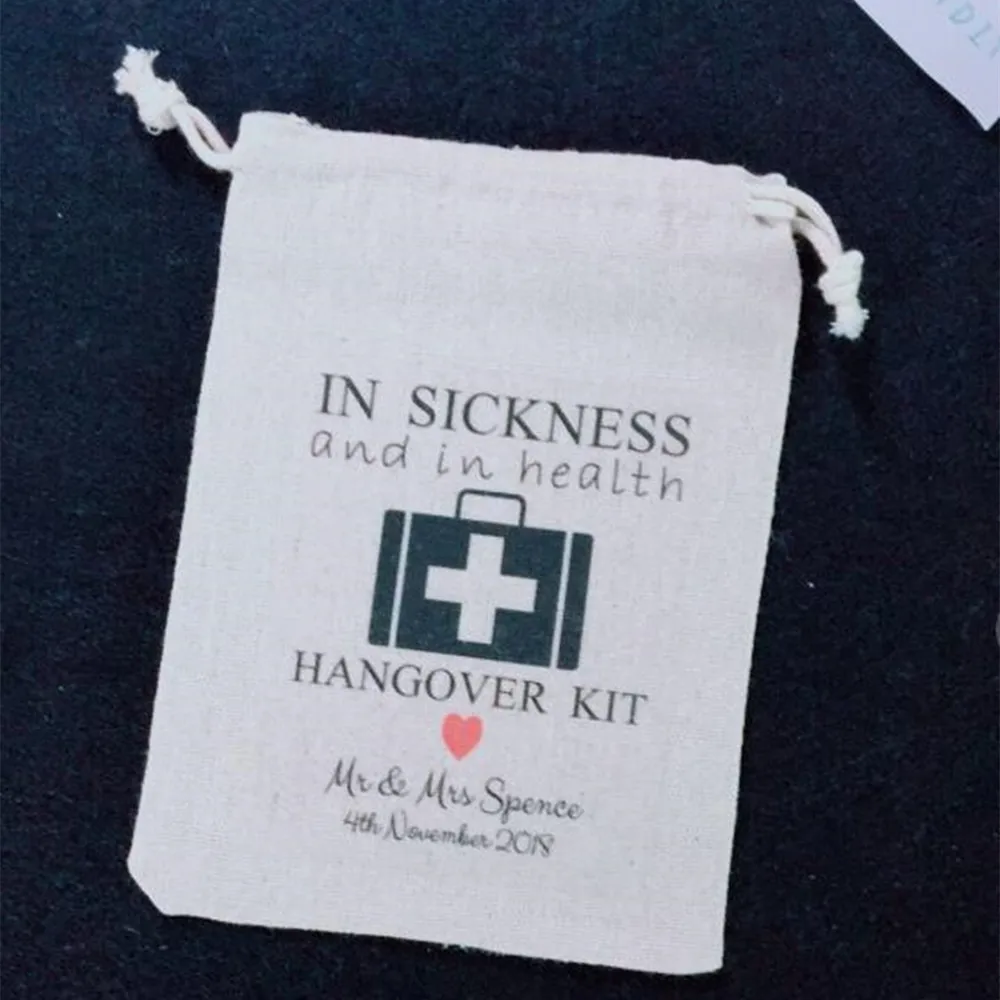 Индивидуальные свадебные сумки с рисунком в виде заболеваний и здоровья