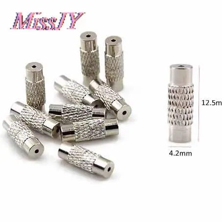 10 шт. медные винтовые застежки для ожерелий и браслетов 12 5 х2 2 мм фурнитура