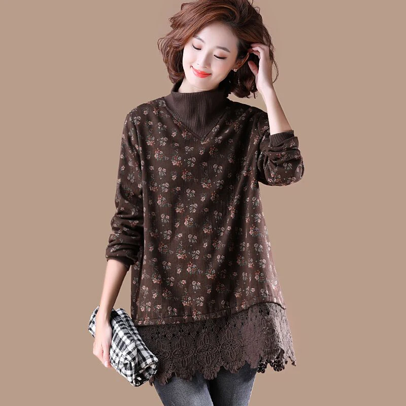 Женская хлопковая футболка с длинным рукавом свободного покроя|Футболки| |