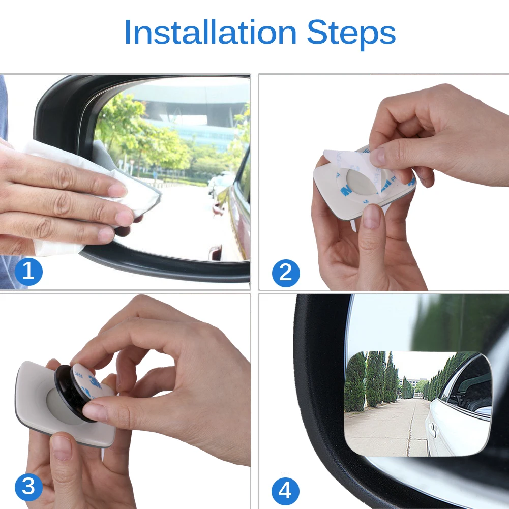 Rectangle Car Safety View Back Seat Mirror Baby Facing Rear Ward Child Infant Care Square Kids Monitor Accessories | Автомобили и