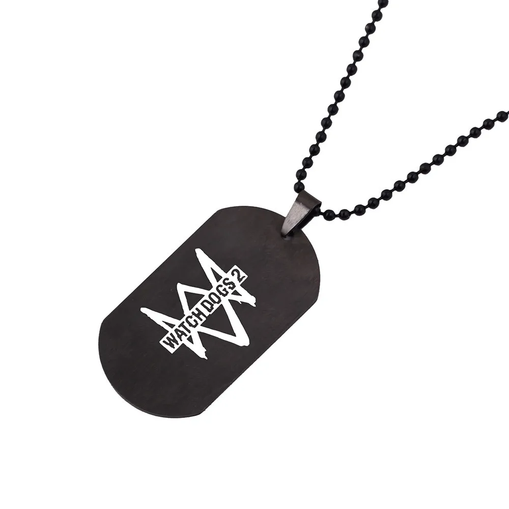 Часы Dogs 2 Dedsec ожерелье из нержавеющей стали кулоны костюмы для косплея реквизит