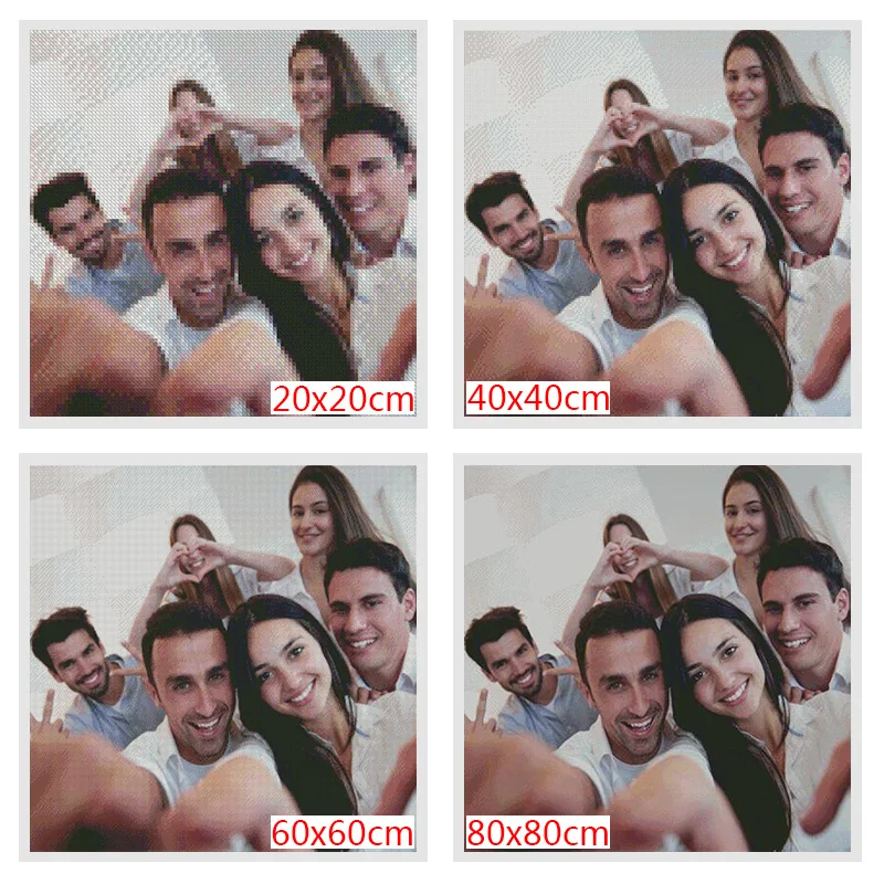 Фото на заказ! Индивидуальный 5D алмазная живопись! Сделайте свой собственный