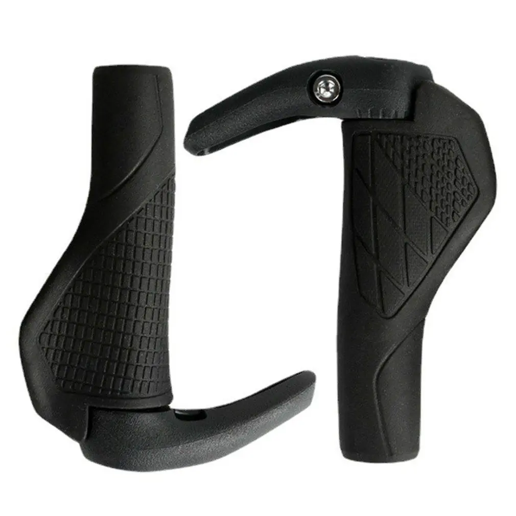 

Bicycle Grip Handlebar End Cap Aluminium Alloy Lock Mountain Handle Bar Grip Bike Anti-Skid Rubber Bicycle Skid-Proof Grips